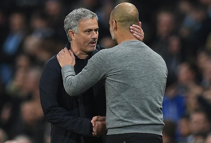 Mourinho y Guardiola Mourinho y Guardiola