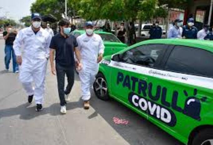 Vehículos para verificar el cumplimiento de normas de bioseguridad