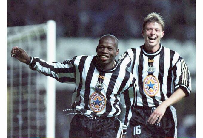 Faustino Asptrilla en Newcastle en los 90's Faustino Asptrilla en Newcastle en los 90's