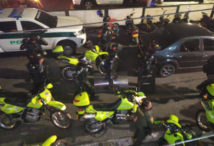 Operativo de recaptura de internos que se fugaron en Copacabana, Antioquia.