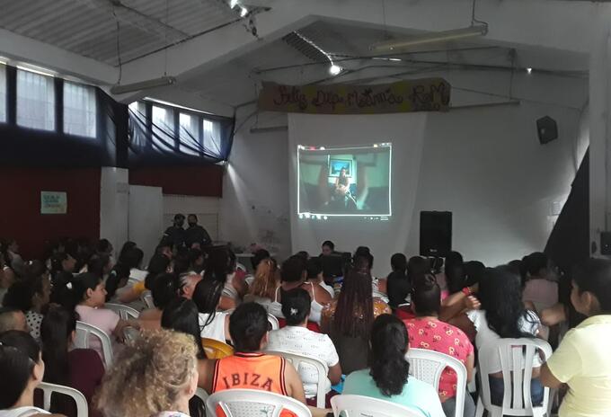Celebración del día de la madre en la cárcel de Armenia (Quindío)
