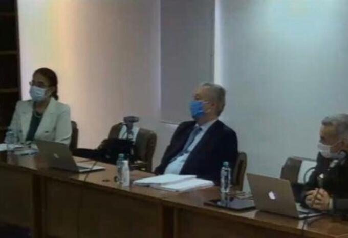 director de la policía Nacional, el general Oscar Atehortúa en audiencia