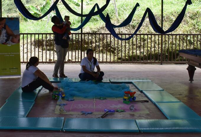 Atención a resguardos indígenas en Antioquia.