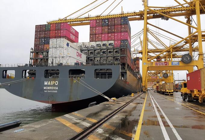 Maypo Monrovia, barco de bandera liberiana que transportará los aguacates a China.