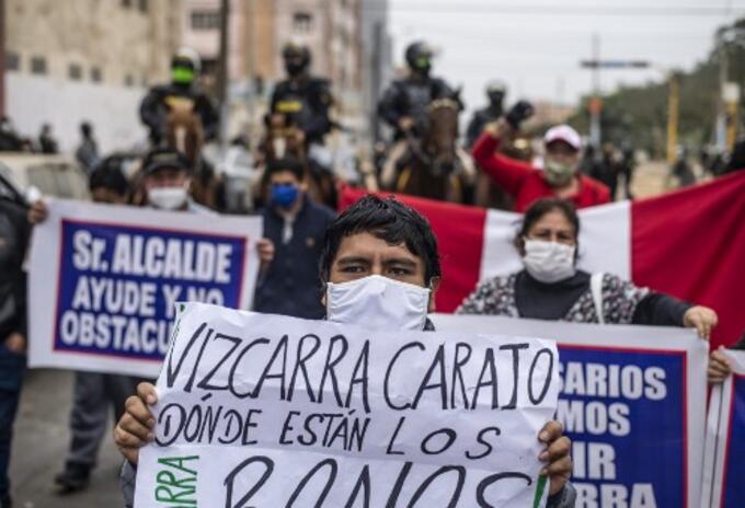 protestas peru presidente
