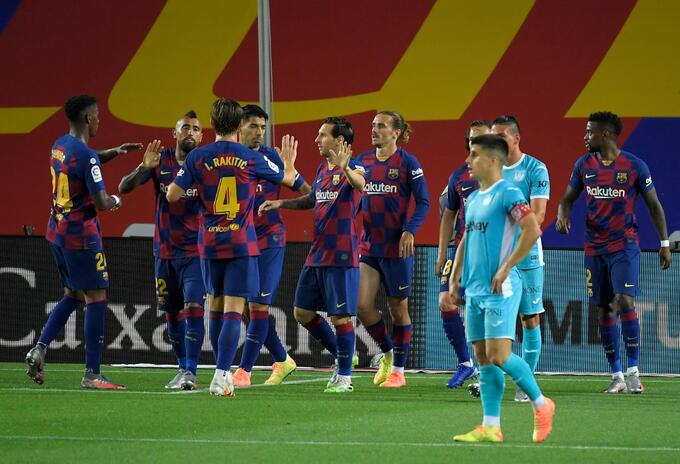Barcelona vs Leganés, Liga española