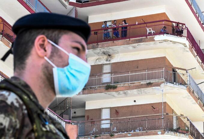 Coronavirus en Italia / Disturbios por foco de contagio