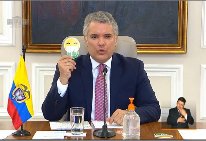 Duque presenta campaña Colombia Arranca Segura Duque presenta campaña Colombia Arranca Segura