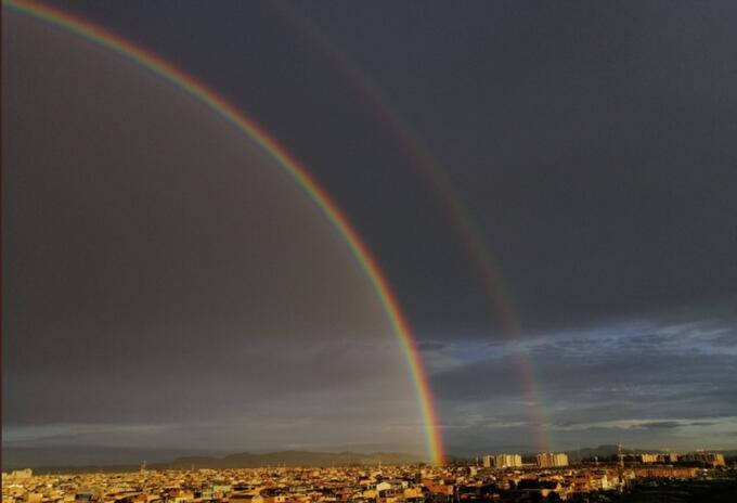Arcoíris en Bogotá