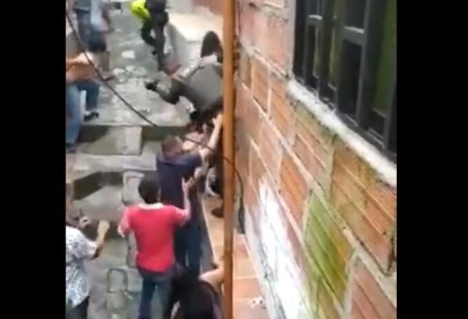 Intento de asonada en Itagüí, Antioquia.