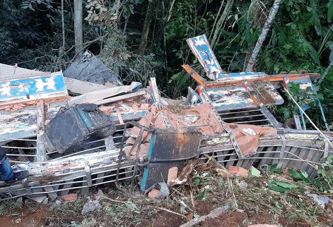 Accidente en la vía Suarez Cauca