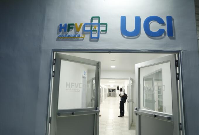 UCI del Hospital Francisco Valderrama de Turbo, Urabá antioqueño.
