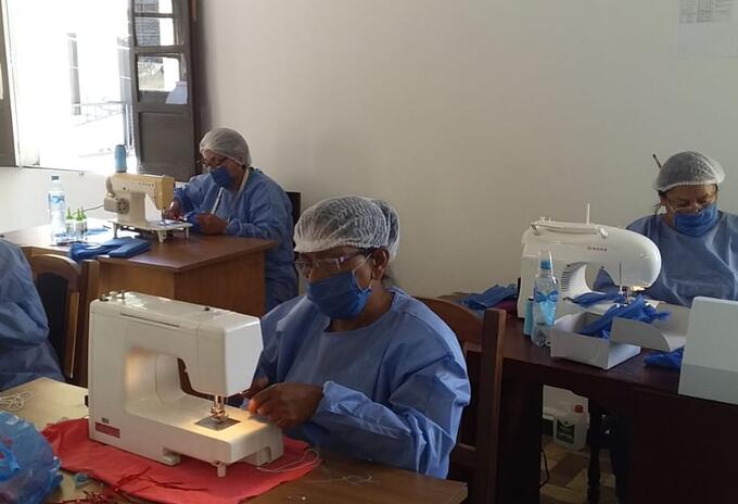 Producción de tapabocas terapéuticos en el Cauca para coronavirus