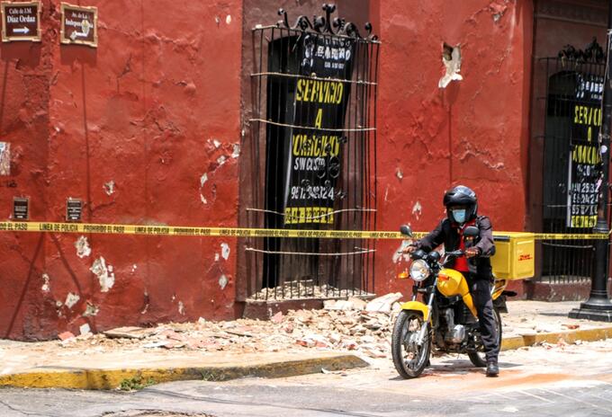 Terremoto en México en medio de pandemia Terremoto en México en medio de pandemia