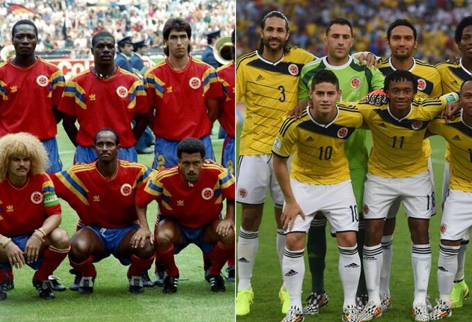 Colombia, Brasil 2014, Italia 90