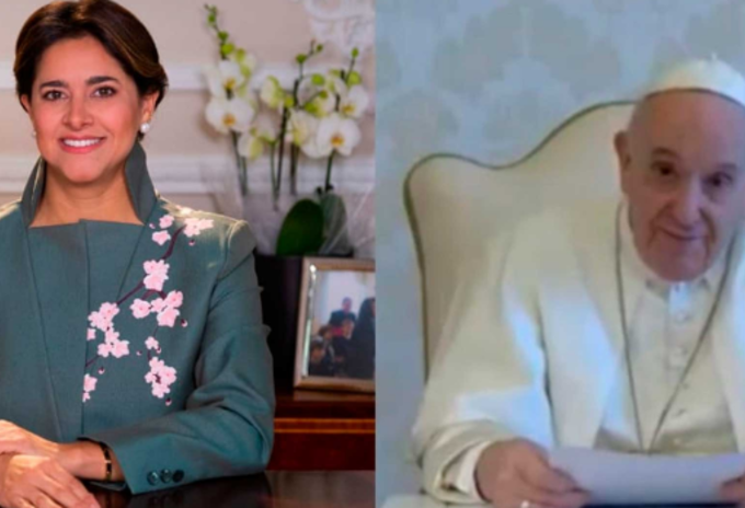 Papa Francisco y Primera Dama