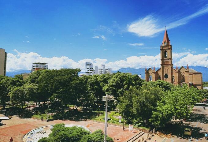 Parque Santander, Neiva.