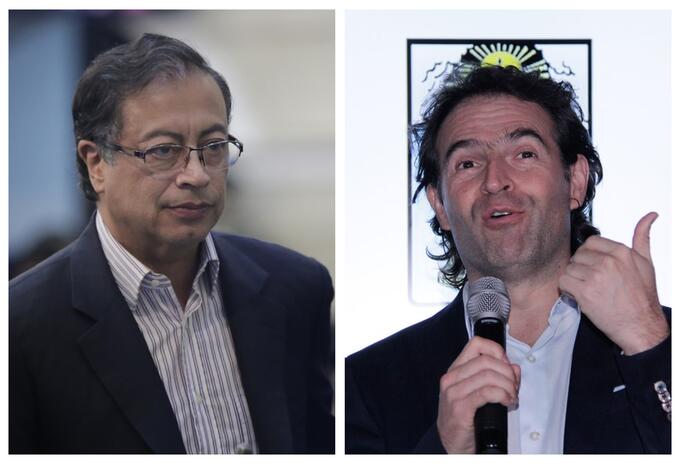 Gustavo Petro y Federico Gutiérrez