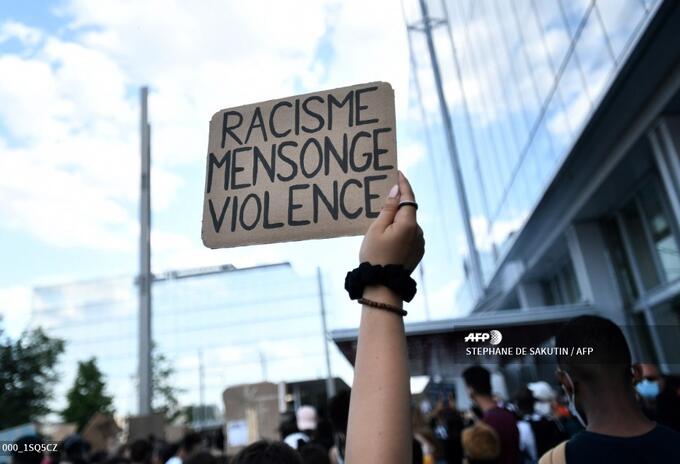 Protestas en París 2 de junio de 2020