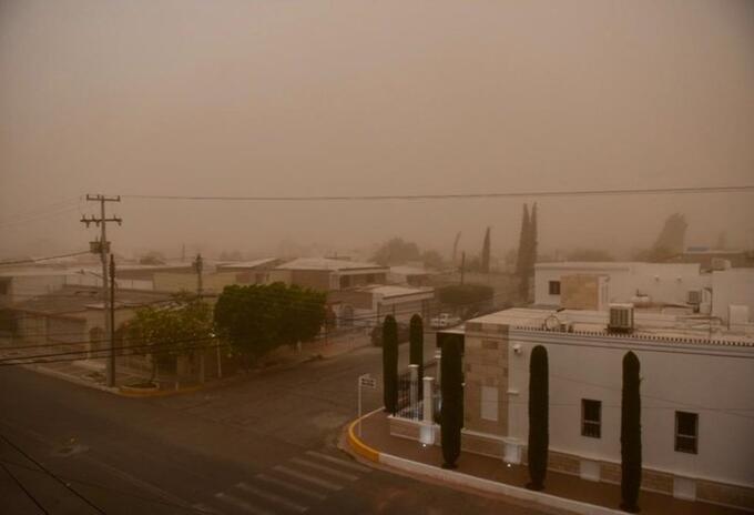 Remolino de viento en México