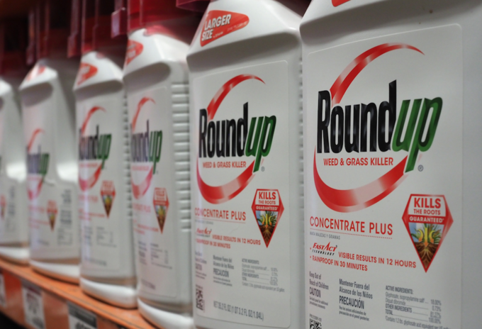 Herbicida Roundup con glifosato