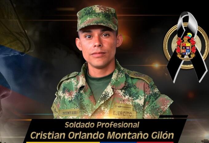 Soldado Cristian Orlando Montaño