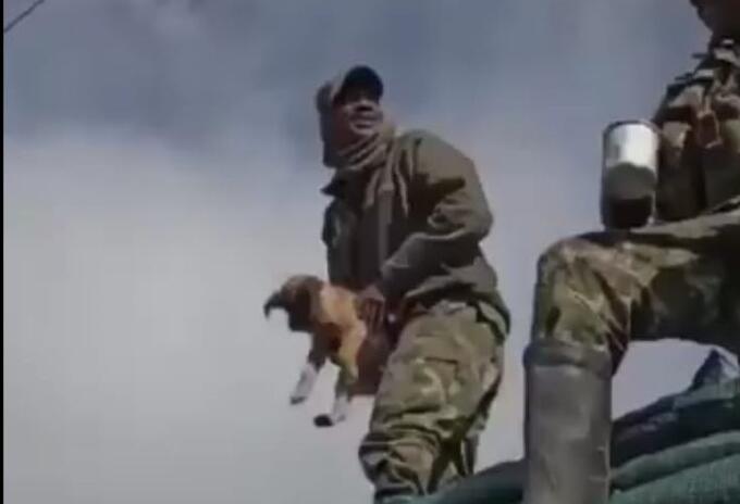 Los soldados quedaron en evidencia en le video grabado por ellso mismos