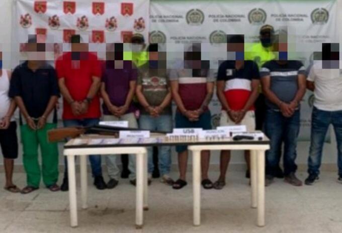 La operación fue realizada en Aguachica, Curumanì y Gamarra, sur del Cesar.