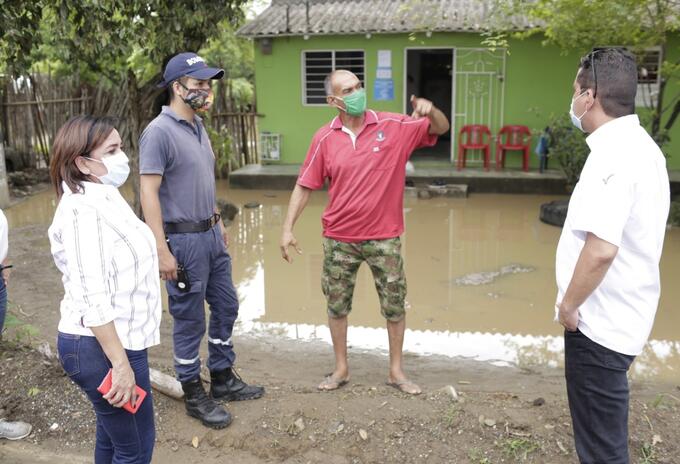 Cinco municipios del Atlántico afectados tras lluvias.
