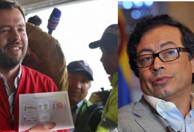 Carlos F. Galán y Gustavo Petro