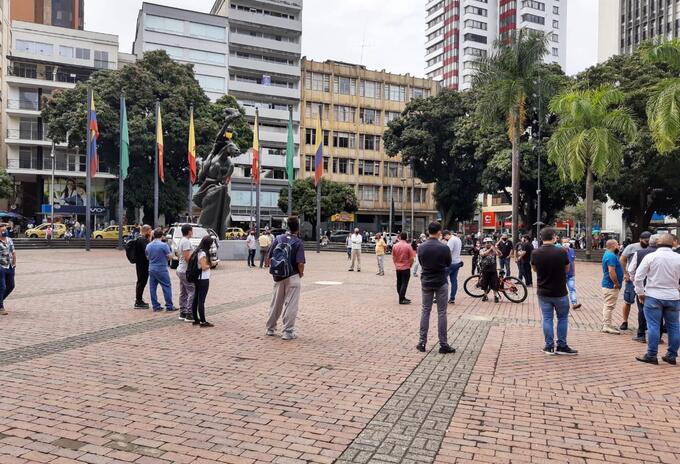 Protesta establecimientos nocturnos Pereira