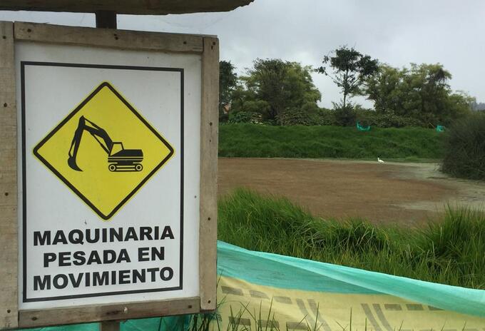 Obras afectaron la estructura ecológica del humedal Juan Amarillo