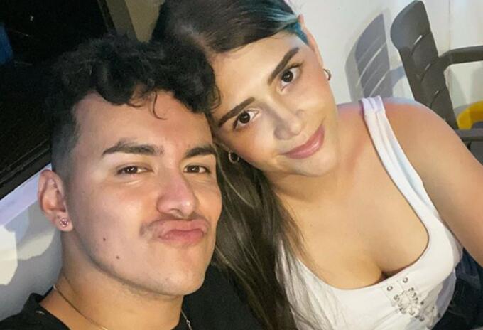 Yeison Jiménez y su esposa