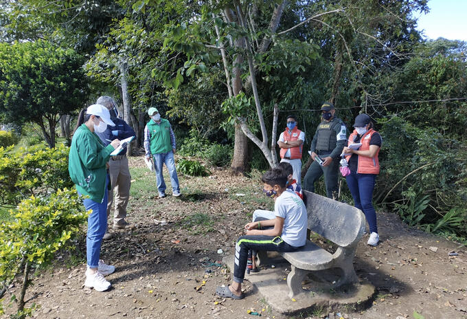 Menores de edad hallados en condición de trabajo infantil