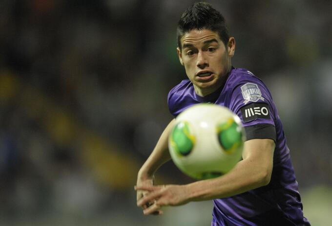 James Rodríguez en 2013 cuando jugaba en el Porto James Rodríguez en 2013 cuando jugaba en el Porto