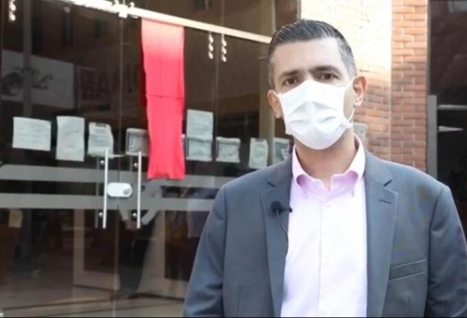 Alcalde de Envigado, Braulio Espinosa.