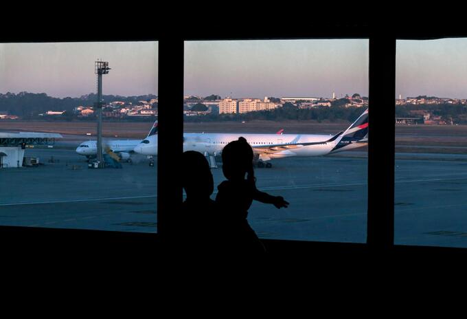 Aeropuerto de Sao Paulo / Coronavirus en Brasil