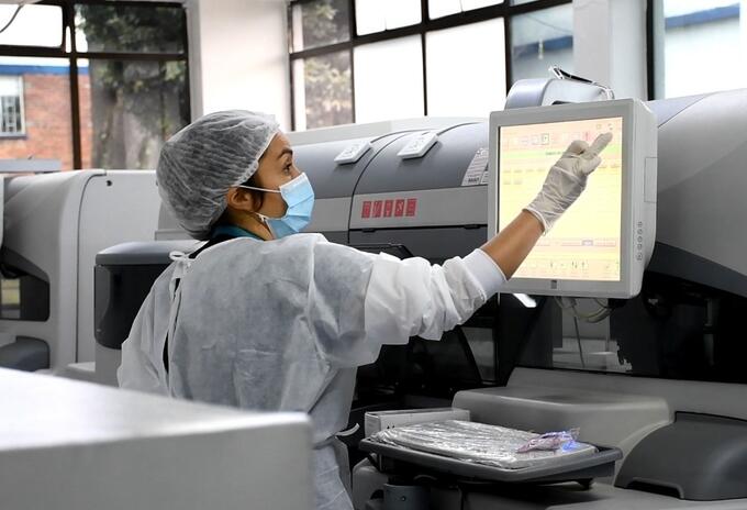 Laboratorio del hospital Santa Clara
