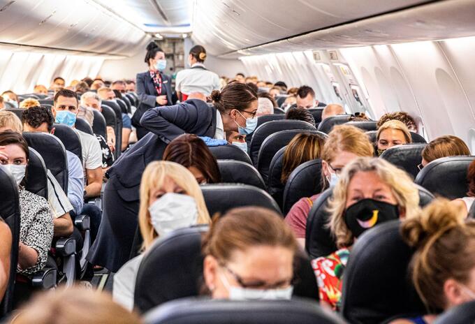 Aviones en época de coronavirus