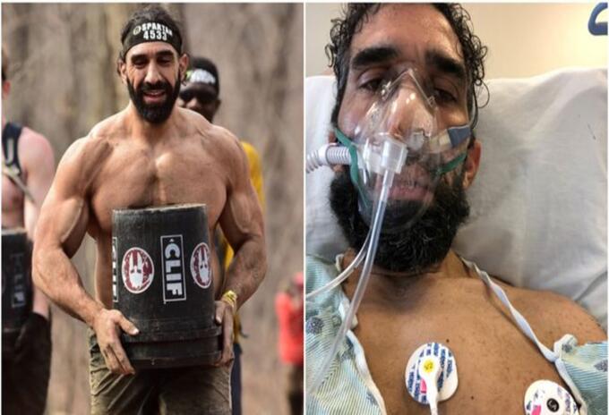 Así quedó un disciplinado atleta luego de sufrir coronavirus