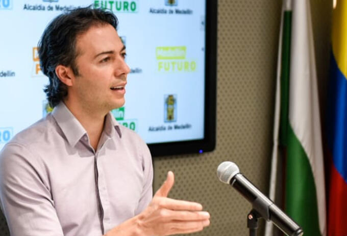 Daniel Quintero, alcalde de Medellín.