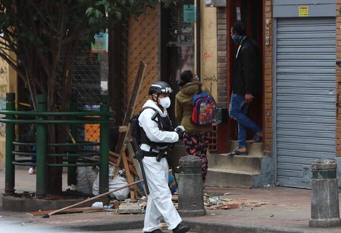 Cuarentena en Bogotá Cuarentena en Bogotá: Disminuyó tránsito y afluencia de personas durante segundo asilamiento estricto.