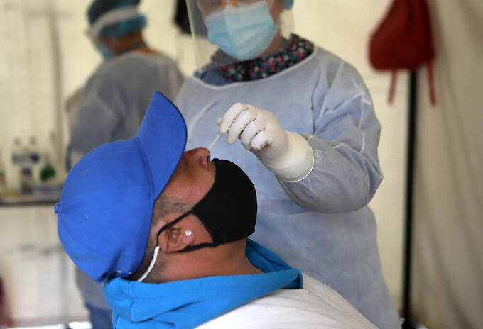 Coronavirus en Colombia – Toma de pruebas en Transmilenio