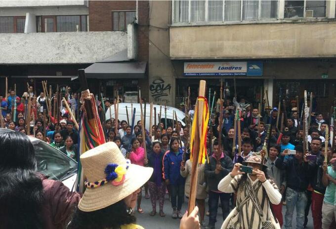 El líder de la comunidad indígena Wounan, Onaldo Chocho habia participado en varias mesas de concertación