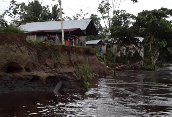 La creciente de los rios causa problemas ala comunidad de la vereda La Herradura