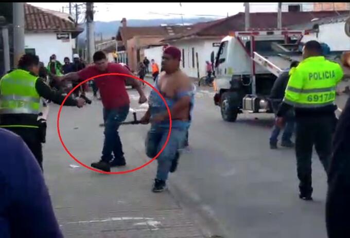 Policía dispara a un ciudadano en Tocancipá