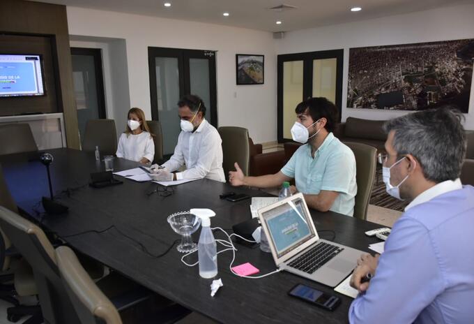 Los mandatarios tuvieron una reunión con los congresistas del Atlántico.