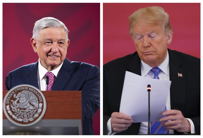Trump y López Obrador