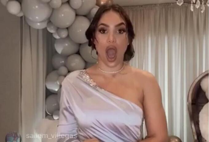 La modelo hacía un live en su Instagram.