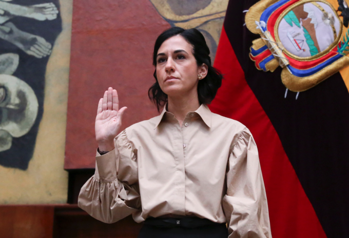 María Alejandra Muñoz, vicepresidenta de Ecuador